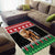 Personalized Kenya Christmas Area Rug Lion Santa - Heri Ya Krismasi! - Wonder Print Shop