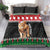 Personalized Kenya Christmas Bedding Set Lion Santa - Heri Ya Krismasi! - Wonder Print Shop