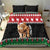 Personalized Kenya Christmas Bedding Set Lion Santa - Heri Ya Krismasi! - Wonder Print Shop