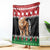 Personalized Kenya Christmas Blanket Lion Santa - Heri Ya Krismasi!