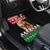 Personalized Kenya Christmas Car Mats Lion Santa - Heri Ya Krismasi! - Wonder Print Shop