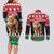 Personalized Kenya Christmas Couples Matching Long Sleeve Bodycon Dress and Long Sleeve Button Shirt Lion Santa - Heri Ya Krismasi! - Wonder Print Shop