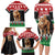 Personalized Kenya Christmas Family Matching Long Sleeve Bodycon Dress and Hawaiian Shirt Lion Santa - Heri Ya Krismasi! - Wonder Print Shop