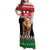 Personalized Kenya Christmas Family Matching Off Shoulder Maxi Dress and Hawaiian Shirt Lion Santa - Heri Ya Krismasi! - Wonder Print Shop