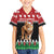 Personalized Kenya Christmas Family Matching Short Sleeve Bodycon Dress and Hawaiian Shirt Lion Santa - Heri Ya Krismasi! - Wonder Print Shop