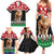 Personalized Kenya Christmas Family Matching Summer Maxi Dress and Hawaiian Shirt Lion Santa - Heri Ya Krismasi! - Wonder Print Shop