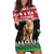 Personalized Kenya Christmas Hoodie Dress Lion Santa - Heri Ya Krismasi! - Wonder Print Shop