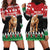 Personalized Kenya Christmas Hoodie Dress Lion Santa - Heri Ya Krismasi! - Wonder Print Shop