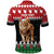 Personalized Kenya Christmas Polo Shirt Lion Santa - Heri Ya Krismasi! - Wonder Print Shop