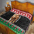 Personalized Kenya Christmas Quilt Lion Santa - Heri Ya Krismasi! - Wonder Print Shop