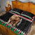 Personalized Kenya Christmas Quilt Bed Set Lion Santa - Heri Ya Krismasi! - Wonder Print Shop