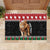 Personalized Kenya Christmas Rubber Doormat Lion Santa - Heri Ya Krismasi! - Wonder Print Shop