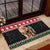 Personalized Kenya Christmas Rubber Doormat Lion Santa - Heri Ya Krismasi! - Wonder Print Shop