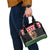 Personalized Kenya Christmas Shoulder Handbag Lion Santa - Heri Ya Krismasi!