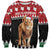 Personalized Kenya Christmas Sweatshirt Lion Santa - Heri Ya Krismasi! - Wonder Print Shop