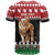 Personalized Kenya Christmas T Shirt Lion Santa - Heri Ya Krismasi! - Wonder Print Shop