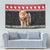 Personalized Kenya Christmas Tapestry Lion Santa - Heri Ya Krismasi!