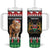 Personalized Kenya Christmas Tumbler With Handle Lion Santa - Heri Ya Krismasi! - Wonder Print Shop