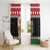 Personalized Kenya Christmas Window Curtain Lion Santa - Heri Ya Krismasi! - Wonder Print Shop