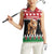 Personalized Kenya Christmas Women Sleeveless Polo Shirt Lion Santa - Heri Ya Krismasi! - Wonder Print Shop