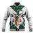 South Africa Springboks Christmas Baseball Jacket Bokke Santa - Geseende Kersfees - Wonder Print Shop