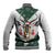 South Africa Springboks Christmas Baseball Jacket Bokke Santa - Geseende Kersfees - Wonder Print Shop