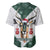 South Africa Springboks Christmas Baseball Jersey Bokke Santa - Geseende Kersfees - Wonder Print Shop