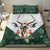 South Africa Springboks Christmas Bedding Set Bokke Santa - Geseende Kersfees - Wonder Print Shop