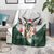 South Africa Springboks Christmas Blanket Bokke Santa - Geseende Kersfees