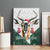 South Africa Springboks Christmas Canvas Wall Art Bokke Santa - Geseende Kersfees - Wonder Print Shop