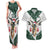 South Africa Springboks Christmas Couples Matching Tank Maxi Dress and Hawaiian Shirt Bokke Santa - Geseende Kersfees - Wonder Print Shop