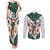 South Africa Springboks Christmas Couples Matching Tank Maxi Dress and Long Sleeve Button Shirt Bokke Santa - Geseende Kersfees - Wonder Print Shop