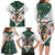 South Africa Springboks Christmas Family Matching Long Sleeve Bodycon Dress and Hawaiian Shirt Bokke Santa - Geseende Kersfees - Wonder Print Shop