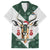 South Africa Springboks Christmas Family Matching Long Sleeve Bodycon Dress and Hawaiian Shirt Bokke Santa - Geseende Kersfees - Wonder Print Shop