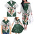 South Africa Springboks Christmas Family Matching Off The Shoulder Long Sleeve Dress and Hawaiian Shirt Bokke Santa - Geseende Kersfees - Wonder Print Shop