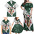 South Africa Springboks Christmas Family Matching Off Shoulder Maxi Dress and Hawaiian Shirt Bokke Santa - Geseende Kersfees - Wonder Print Shop