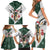 South Africa Springboks Christmas Family Matching Short Sleeve Bodycon Dress and Hawaiian Shirt Bokke Santa - Geseende Kersfees - Wonder Print Shop