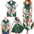 South Africa Springboks Christmas Family Matching Summer Maxi Dress and Hawaiian Shirt Bokke Santa - Geseende Kersfees - Wonder Print Shop