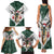 South Africa Springboks Christmas Family Matching Tank Maxi Dress and Hawaiian Shirt Bokke Santa - Geseende Kersfees - Wonder Print Shop