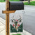 South Africa Springboks Christmas Garden Flag Bokke Santa - Geseende Kersfees - Wonder Print Shop