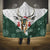 South Africa Springboks Christmas Hooded Blanket Bokke Santa - Geseende Kersfees