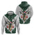 South Africa Springboks Christmas Hoodie Bokke Santa - Geseende Kersfees - Wonder Print Shop