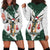 South Africa Springboks Christmas Hoodie Dress Bokke Santa - Geseende Kersfees - Wonder Print Shop