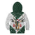 South Africa Springboks Christmas Kid Hoodie Bokke Santa - Geseende Kersfees - Wonder Print Shop