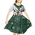 South Africa Springboks Christmas Kid Short Sleeve Dress Bokke Santa - Geseende Kersfees - Wonder Print Shop