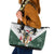 South Africa Springboks Christmas Leather Tote Bag Bokke Santa - Geseende Kersfees - Wonder Print Shop