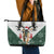 South Africa Springboks Christmas Leather Tote Bag Bokke Santa - Geseende Kersfees - Wonder Print Shop