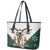 South Africa Springboks Christmas Leather Tote Bag Bokke Santa - Geseende Kersfees - Wonder Print Shop