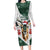 South Africa Springboks Christmas Long Sleeve Bodycon Dress Bokke Santa - Geseende Kersfees - Wonder Print Shop