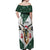 South Africa Springboks Christmas Off Shoulder Maxi Dress Bokke Santa - Geseende Kersfees - Wonder Print Shop